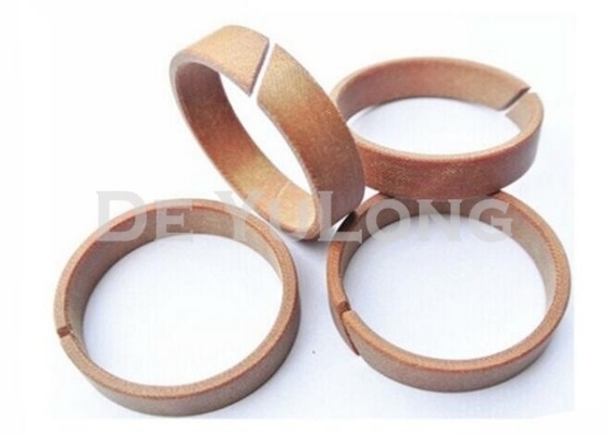 Accesorios del excavador del anillo de la guía de la resina fenólica de WR para el equipo del sello del cilindro hidráulico