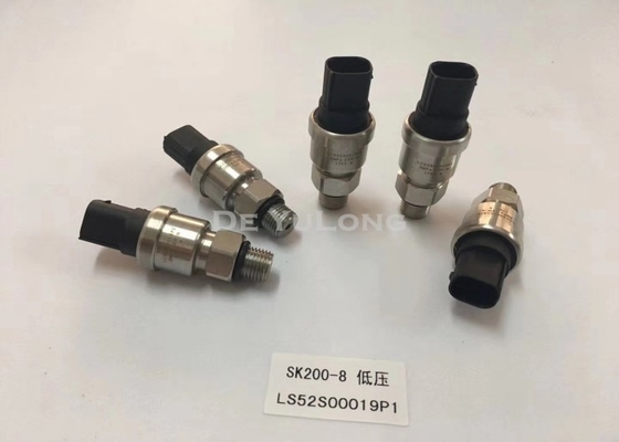 Metal Excavator Electrical Components High Pressure Sensor Solenoid Valve