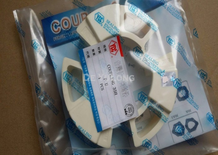 Heat Resistance 35h Flexible Motor Coupling , Custom Size Case Excavator Parts